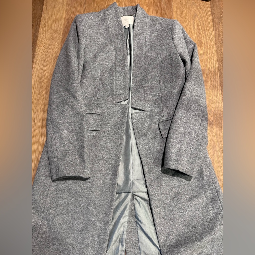 J. Crew Wool Cashmere Trench Coat